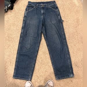 Lee Dungarees dark blue jeans